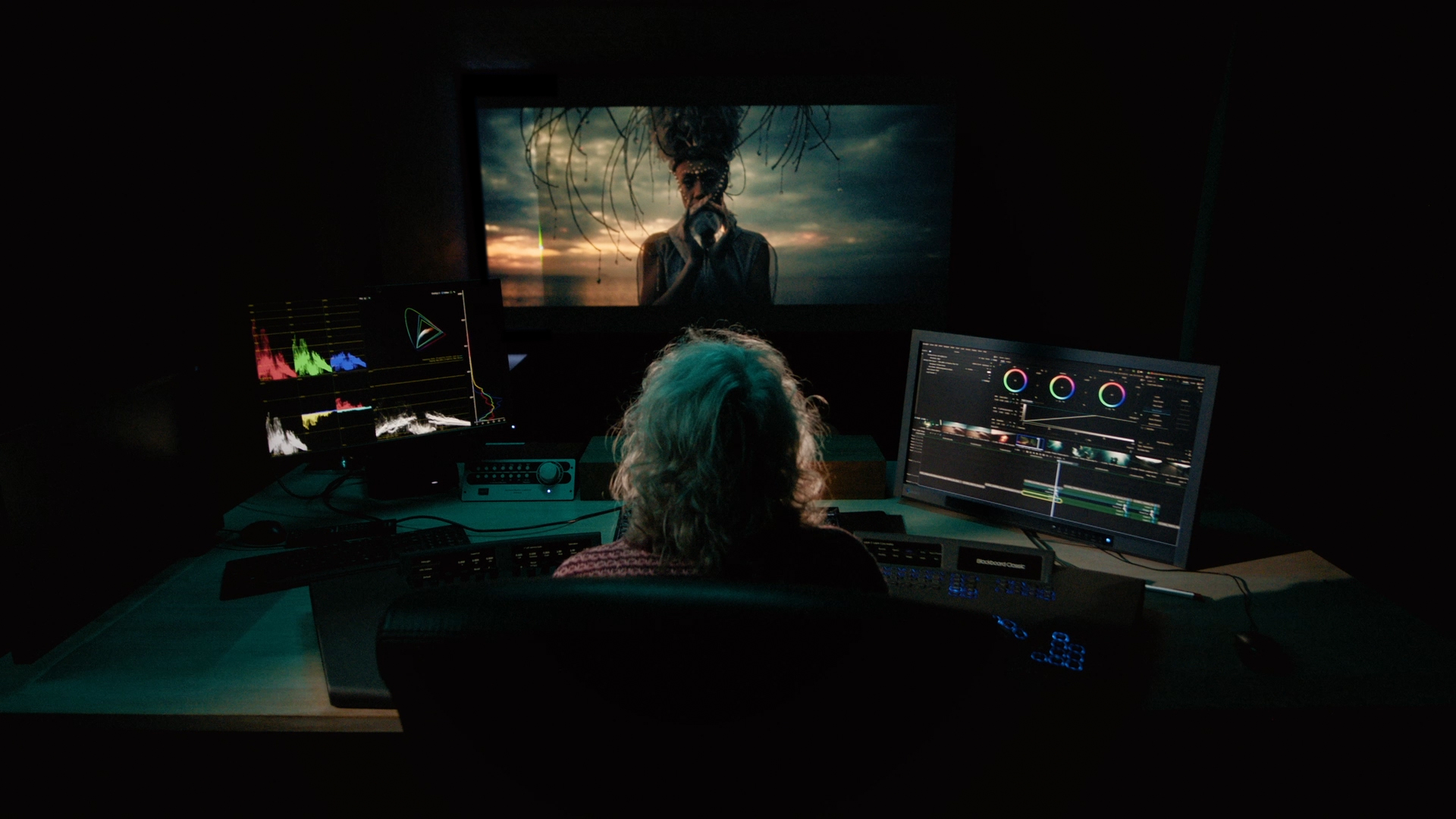 Baselight Grading room Sondr Brussels